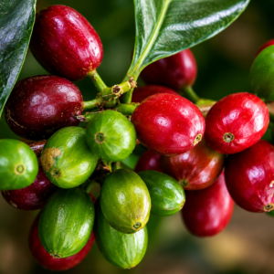 typica indian coffee seeds (coffea arabica) coffee bean