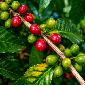 yirgacheffe coffee seeds (coffea arabica) coffee bean