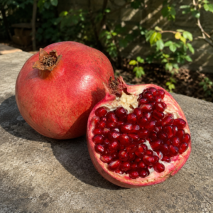 al sirin pomegranate seeds (punica granatum) red pomegranate seedss