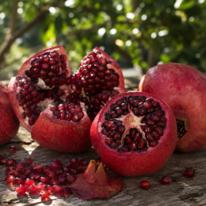 red indian pomegranate seeds (punica granatum) red pomegranate seedss