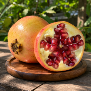 red java pomegranate seeds (punica granatum) red pomegranate seedss